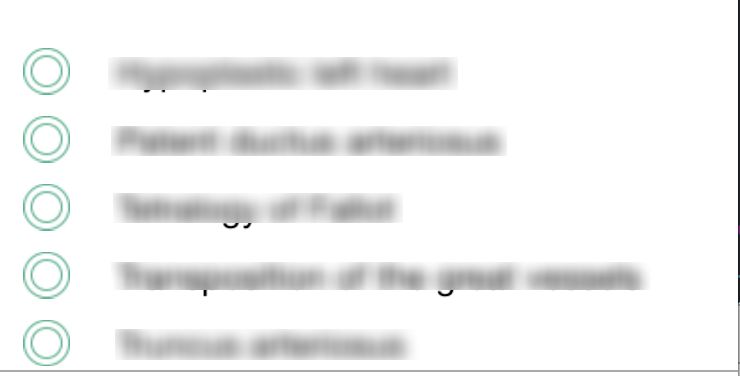 Multiple Choice Option - Unselected mode