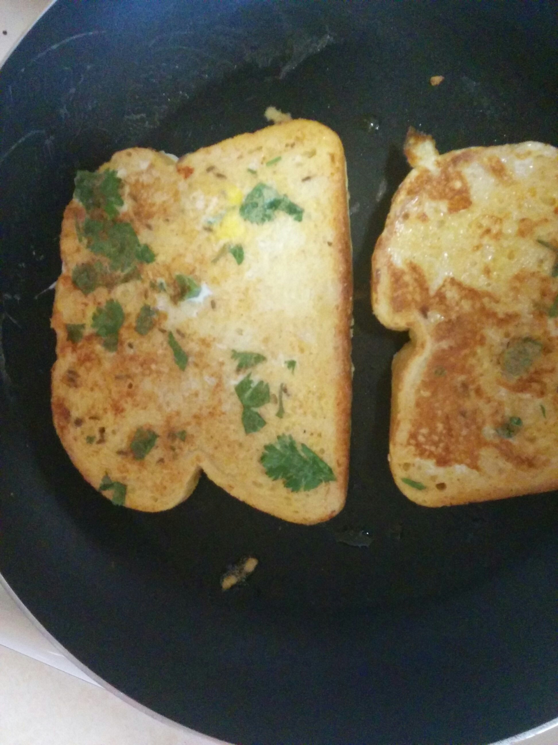 Toasting Bread Golden brown