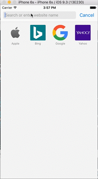 Custom URL schemes demo