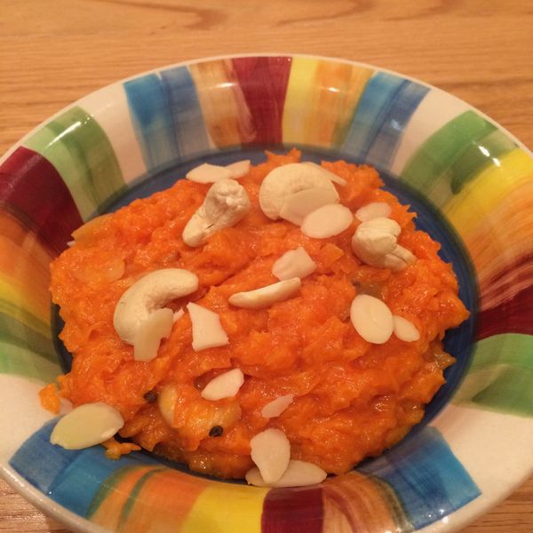 Making of a Gajar Halwa (Carrot halwa)