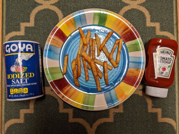 Making a Homemade French-fries